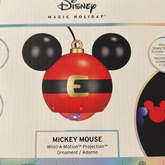 Disney Magic Holidays projection whirl-a-motion NIB Mickey Mouse - Picture 2 of 7
